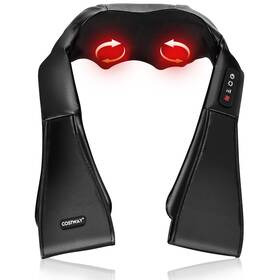 Us-2js10016us-dk Costway Full Body Electric Shiatsu Massager For Muscle Pain Relief Office Home Use