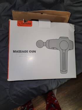 M679-b Cotsoco Massage Gun Cordless Handheld Massager 6 Speeds - Black