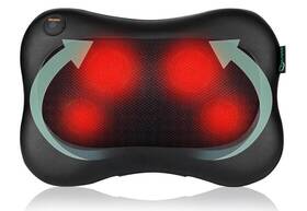M862-us-alg Cotsoco Shiatsu Back Neck And Shoulder Massager Heat Deep Tissue Kneading Pillow