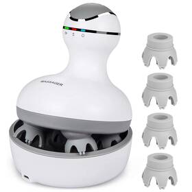 St-701 Cotsoco Electric Scalp Head Massager Waterproof With 4 Heads 84 Nod