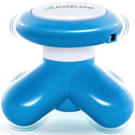 Cl-mmsg-abs3blu Cozlow Mini Handheld Massager - Blue Powerful Massage Vibrations For Muscle