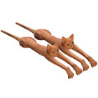 Cq7252 What On Earth Back Scratchers Wood Basswood Set 712131791565