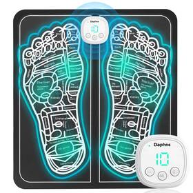 Crazysun 764725337680 Ems Foot Massager Mat For Neuropathy - Pain Plantar Impro