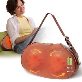 Cupilo 735942464190 Neck And Back Massager With Heat - Ideal Gift For Women Firends Cordless 3d