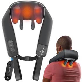 Cpl-6682r Cupilo Shiatsu Neck Massager With Heat - 6d Deep Tissue Kneading Massage Wirele