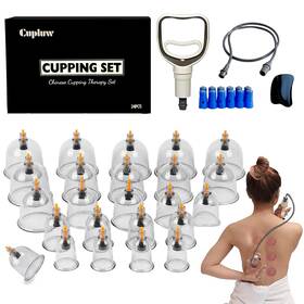 Bg-2406 Cupluw Cupping Set Therapy Sets 32 Cups With Pump Suction Kit For Body