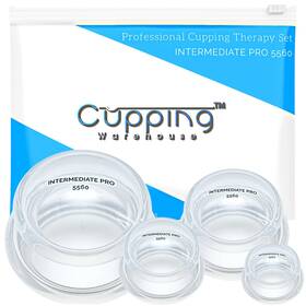 Ed-f1090 Cupping Warehouse Tm Silicone Set - 4 Soft Cups For Body Sculpting Pain Relief Massage
