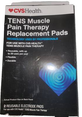 Cvs 050428520062 Health Tens Muscle Pain Therapy Replacement Pads 2 Electrode Exp 6/24
