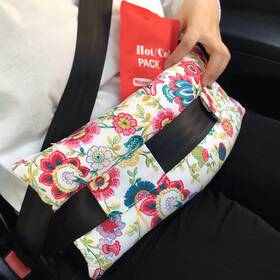 D. Cozy 768564419378 Pillow Abdominal Surgery Seatbelt Pillows With Pocket Myomectomy Comf