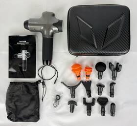 Dacorm 768492661238 Massage Gun Professional Percussion Muscle Portable 15hrs 12 Heads