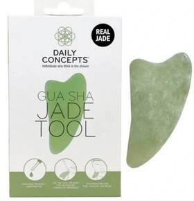 Daily Concepts 741021006816 Gua Sha Real Jade Massager Facial Tool New In Box Sealed