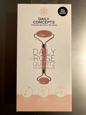 Daily Concepts 741021007226 Rose Quartz Facial Roller New Sealed Lavamae 2 Rollers Anti-aging