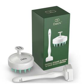 Datchi 198715913576 Derma Stamp And Scalp Massager - Skin Care Microneedling Tool For Beard Scal