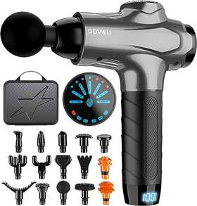 Ddvwu 657768841910 Massage Gun - Electric Muscle Deep Tissue Percussion Gray