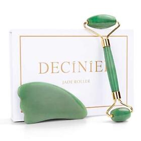 Deciniee Jade Roller For Face 100% Real Natural And Gua Sha M
