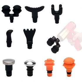 16225284602285 Denpetec 9pcs Replaceable Massage Gun Heads - Deep Tissue Muscle Attachments And Acces