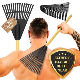 Br-101 Disc Living Beast Rake Back Scratcher Lightweight Oversized 15 Prongs