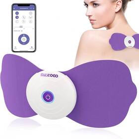 Domas 445001978959 Wireless Tens And Ems Unit Back Pain Relief Massager - App Controlled Bluetooth Em