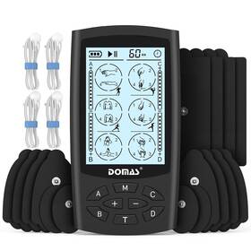 Domas 606814250596 4 Outputs Tens Unit Ems Muscle Stimulator 24 Modes Electronic Pulse Massager