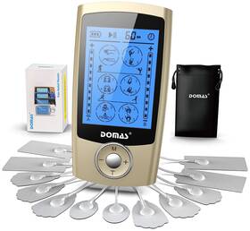 Domas 971712722587 Tens Unit Muscle Stimulator Dual Channel Ems For Pain Relief Rech