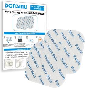Pm800 Donsinu 445020988953 24 Pcs Compatible With Omron Heat Pain Pro Pm311/pm800 Gel Pads 12pairs Durable