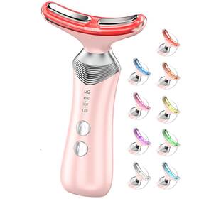 Dopsikn 716198526481 9-in-1 Red-light-therapy-for-face-and-neck Portable Facial Massager Tool With A