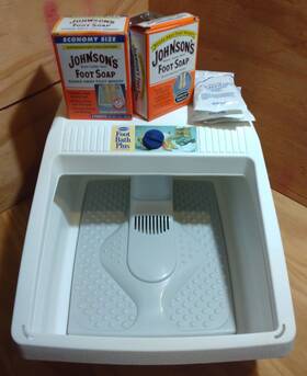 6650 Dr. Scholls Tested Heated Foot Bath Plus 15 Soap Packets Free Shipping