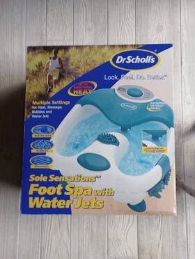 Dr6627 Dr. Scholls Sole Sensations Foot Spa With Water Jets Heat Massage Bubbles