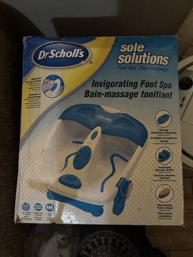 Drfb7006b1 Dr. Scholls Drfb7007b Sole Solutions Invigorating Foot Spa Bain-massage