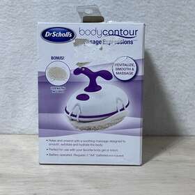 Drma8023b1 Dr. Scholls Body Contour Massage Exfoliator Model Water Resistant Nib