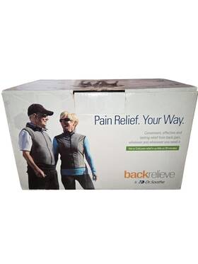 Dr. Soothe 863399000200 Backrelieve Hot And Cold Therapy Vest For Back Relief Xs-m