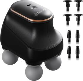 Ds Savoring Jz-amq-02 4 Head Massage Gun Deep Tissue Mini Percussion Muscle For Pain Reli