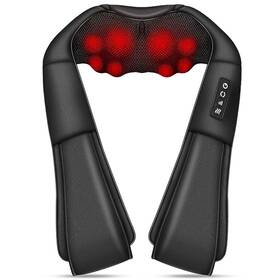 Dsermall 768127943227 Electric Neck And Back Massager With Infrared Light Heating 3 Intensity Levels