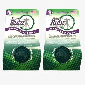 Due North 372426022622 2 Pack Foot Rubz Massage Ball For Feet And Hands - Nerve Relief Made In Usa