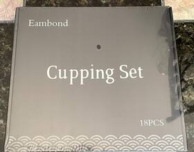 Jj-bg001 Eambond New Cupping Kit Therapy Sets Massage Back Pain Relief 18 Pcs