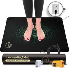 Earth And Moon 445035510521 24 X 35in Grounding Mat Kit For Full Body Energy Wellness Support - Grou