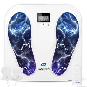 Easezen 683404491584 Foot Massager For Neuropathy Rechargeable Tens Ems Stimulator With 10 Mo