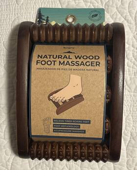 Ecopro 810016415671 Natural Wood Wooden Foot Massager
