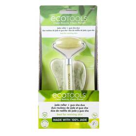 Ecotools 079625075298 Jade Facial Roller And Gua Sha Stone Duo 1 Pack