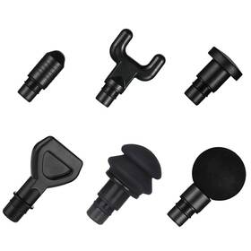 Edney 639394775869 6 Pack Replaceable Massage Gun Heads Muscle Massager Accessories In Assorte