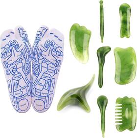 G-419 Eimoney Reflexology Socks With Acupressure Pen And 8 Acupoint Massage Tools Set