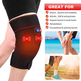 Ir8040835bk Electric Heating Knee Pad Heat Kneepad Brace Wrap Relief Pain With Usb Cable