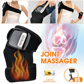 Dp8040849bk Electric Heating Vibration Knee Brace Massage Therapy Legs Pain Relief Massager