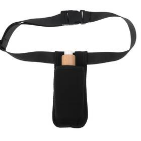 706353 Elevatetech Massage Bottle Bag Adjustable Durable Portable Belt Hanging Black 1pcs