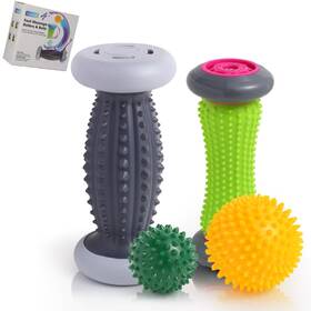 Eliavalth Ev-006a Plantar Fasciitis Relief Foot Roller And Massager For Large Green