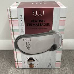 El6121-noc Elle Paris Electric Eye Massager Heated Cordless Rechargeable Breathable Fabric
