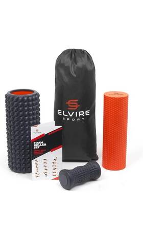 Elvire Sport 309272219197 Foam Roller Deep Tissue Massager Set - Includes Rollers Massage