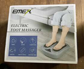 Emer 717186807056 Foot Massager Machine With Remote Control Adjustable Vibration Speed