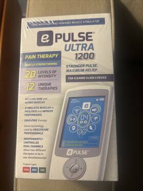 Ennovative Technologies 856959005364 E-pulse Ultra 1200 Pain Therapy Muscle Strengthening New In Sealed Box