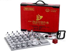 Equipment 445041674682 Hansol Professional Cupping Therapy 30 Cups Set With Pumping Handle An